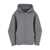TELA Grey Hoodie With Dropped Shoulder In Cotton Blend Woman GREY