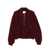 Jil Sander Jil Sander Mélange Wool Bomber Jacket Red
