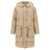Brunello Cucinelli Brunello Cucinelli 'Shiny Zipper Pull' Down Jacket Beige