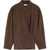 LEMAIRE Straight Twisted Collar Shirt BROWN