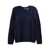 Ralph Lauren 'Julianna' Blue Sweater With Round Neck And Pony Embroidery On The Front In Wool And Cashmere Woman BLUE