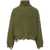 MM6 Maison Margiela MM6 Maison Margiela Distressed Turtleneck Sweater Black