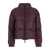 After Label Bordeaux Down Jacket With Logo Patch On The Sleeve In Tech Fabric Woman Red
