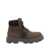 Moncler Moncler Peak City Leather Lace-Up Boots BROWN