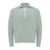 JW Anderson Grey Sweater With Half Zip Closure On The Front In Cotton Piquet Man GREY