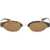Alexander McQueen Ellipse Sunglasses HAVANA/HAVANA/BROWN