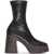 Stella McCartney Eco-Leather Skyla Booties With Platform Sole 12Cm Black