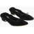 THE ROW Suede Awar Ballet Flats Black