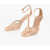 Salvatore Ferragamo Satin Ermelia Sandals With Ankle Strap 8Cm Pink