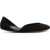 THE ROW Suede Gemma Ballet Flats Black