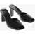 THE ROW Open Toe Milla Leather Mules 8Cm Black
