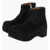 Marni Fur Booties With Inner Zip Black