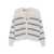 TWINSET Twinset Striped Cardigan With Buttons GREY