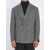 Tagliatore Herringbone Double-Breasted Jacket Black