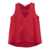 ANTONELLI Antonelli Red Sleeveless V-Neck Top RED