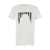 Rick Owens White Crewneck T-Shirt With Logo Print On The Front In Cotton Man WHITE