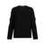 Liu Jo Liu Jo Wool Sweater With Embellished Sleeve Details Black