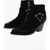 SONORA Suede Jalapeno Western Booties 7Cm Black