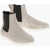 Moorer Suede Cesar Chelsea Booties With Desert Boot Design Beige