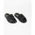 Alexander McQueen Rubber Sliders With Embossed Logo Black