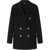 Versace Wool and cachemire Double-breasted Coat BLACK