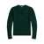 Ralph Lauren 'Julianna' Green Sweater With Round Neck And Pony Embroidery On The Front In Wool And Cashmere Woman GREEN