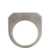 Rick Owens Rick Owens Bevelled Brass Ring GREY