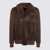 Rick Owens Rick Owens Brown Hollywood Leather Jacket DARKDUST