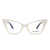 Saint Laurent Saint Laurent Eyewear Eyeglass Beige