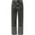 Pinko Five-pocket Jeans with mini studs LAVAGGIO DARK GRAY