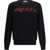 Alexander McQueen Logoed wool Sweater BLACK/LUST RED