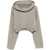 Rick Owens Cropped Hooded Tunic Sweatshirt GREY