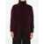 Max Mara Fur-Effect Cardigan BORDEAUX