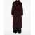 Max Mara Albata Furry Coat BORDEAUX