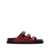 Birkenstock Birkenstock Red And Black Leather Florida Snake Sandals RED SNAKE (1030011)
