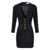 Elisabetta Franchi Elisabetta Franchi Short Dress With Corset Detail Black