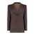 Chloe Chloé Single-Breasted One Button Jacket BROWN