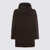 MONTECORE Montecore Dark Brown Wool Down Jacket Brown