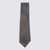 ZEGNA Zegna Brown And White Silk Tie BROWN