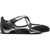 THE ATTICO Nomad Ballerinas BLACK