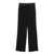 MSGM Msgm Branded Waistband Detail Trousers Black