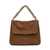 Orciani Orciani Orciani Brown Suede Shoulder Bag With Chain Handle BROWN
