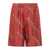 Givenchy Givenchy Givenchy Red Silk Shorts With Logo RED
