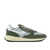 AUTRY Autry Green And White Suede And Nylon Reelwind Low Sneakers GREEN