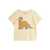 MINI RODINI Dino sp regular ss tee Beige