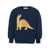 MINI RODINI Dino application sweatshirt Blue