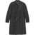 Lardini Double-Breasted Wool Coat GREY
