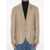 Lardini Single-Breasted Cashmere Jacket BEIGE