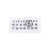 MM6 Maison Margiela MM6 Maison Margiela Trompe L'Oeil Numeric Clutch WHITE