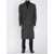 Lardini Double-Breasted Wool Coat GREY